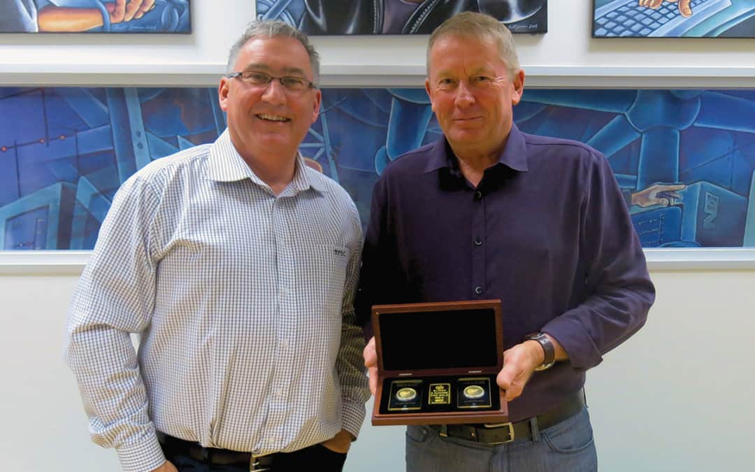 Mark Gilchrist celebrates 20 years of Excellent Service with PSC